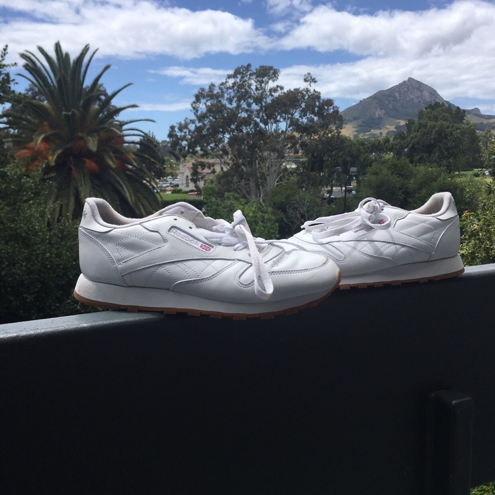 White Reeboks!